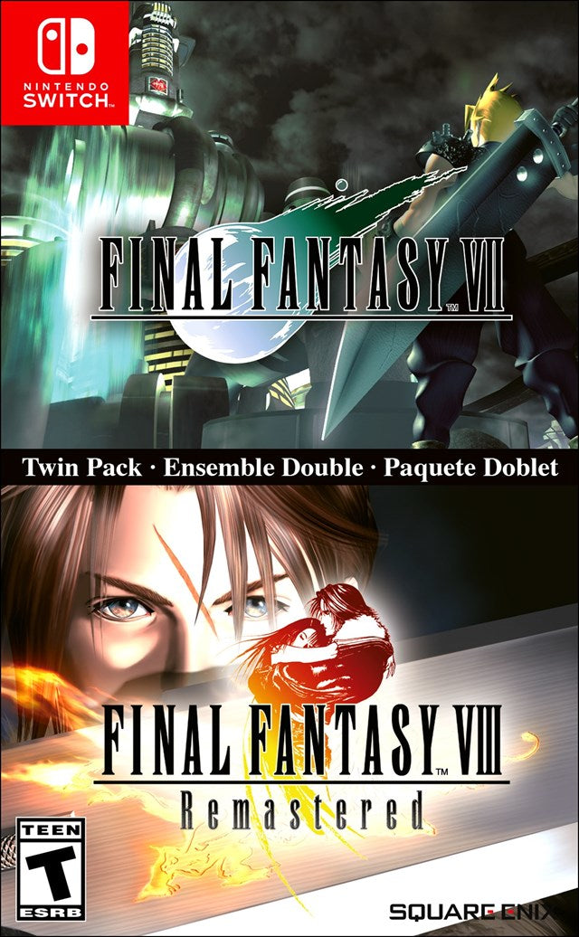 Final Fantasy VII & Final Fantasy VIII Remastered Twin Pack - Nintendo Switch